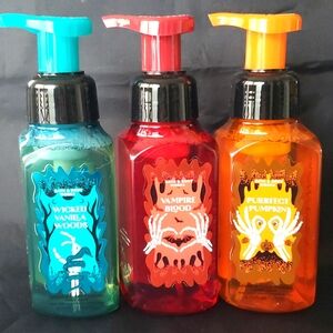3 Bath & Body Works - ASSORTED SPOOKY - Foaming Hand Soap
